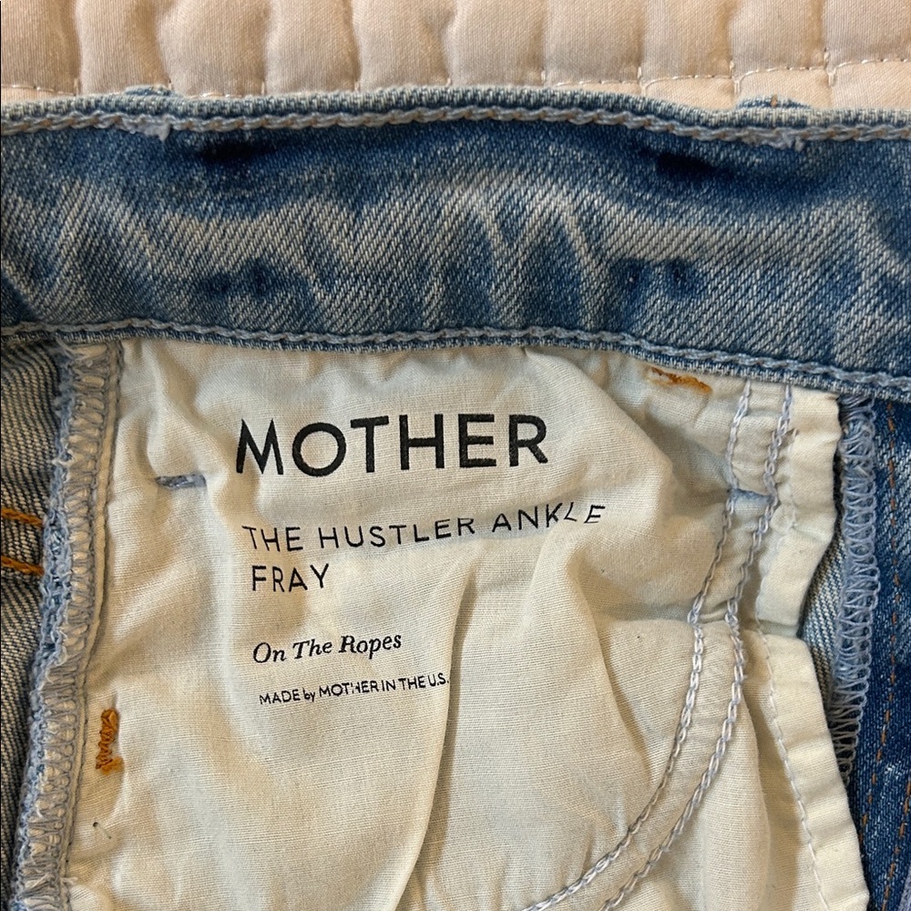 MOTHER the hustler ankle fray
